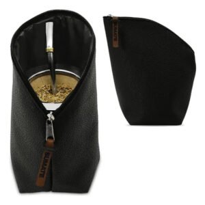 Estuche Guarda Mate Funda Impermeable Con Cierre Sumate Color Negro