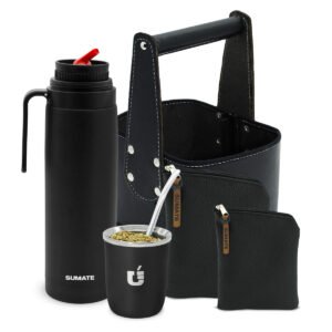 Termo Media Manija, Mate Viajero, Estuches y Canasta