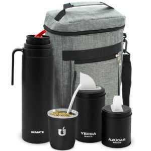 Termo Media Manija, Mate Viajero, Latas y Mochila