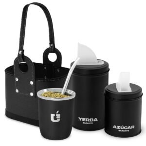 Mate Viajero, Canasta y Set Latas